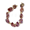 Electroplated Raw Rough Natural Amethyst Beads Strands G-Z131-J02-12-3