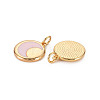 Brass Enamel Pendants KK-S356-588F-NF-2