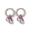 3 Pairs 3 Styles 304 Stainless Steel Clay Rhinestone Huggie Hoop Earrings EJEW-K279-08C-P-2