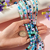 6 Strands 3 Styles Glass Beads Strands EGLA-TA0013-71A-6