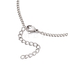 304 Stainless Steel Capsule Shape Urn Ashes Pendant Necklaces NJEW-JN05730-6