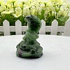 Natural Ruby in Zoisite Carved Healing Snake Figurines PW-WG18724-10-1