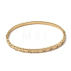 304 Stainless Steel Crystal Rhinestone Heart Hinged Cuff Bangles for Women SA-CBA61B8-10G-4