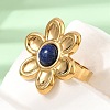 304 Stainless Steel Cuff Open Rings for Women GG-CBA7994-02G-14-2