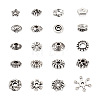 Kissitty 400Pcs 20 Styles Tibetan Style Alloy Spacer Beads FIND-KS0001-25-3