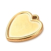 304 Stainless Steel Pendant Cabochon Settings LS-STAS-Z204-04G-13-2