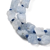 Raw Rough Natural Aquamarine Beads Strands G-D101-A05-01-4