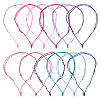 12Pcs 12 Colors Polyester & Spandex Cord Necklace Making AJEW-TAC00071-3