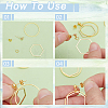 DIY Brass Earring Making Kits DIY-PH0029-17-6