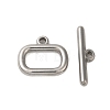 Non-Tarnish 304 Stainless Steel Toggle Clasps STAS-Q324-02P-1