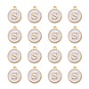 Golden Plated Alloy Charms X-ENAM-S118-01S-2