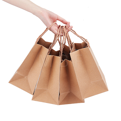 Kraft Paper Bags Gift Shopping Bags ABAG-E002-10C-1