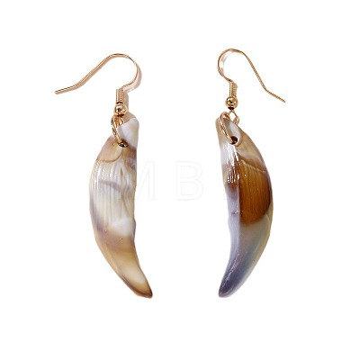Natural Shell Dangle Earrings FS-WG91FAC-01-1
