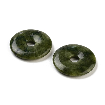 Natural Southern Jade Pendants G-K099-40mm-03-1