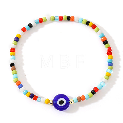 Handmade Glass Seed Beads Stretch Bracelets CD8342-1-1