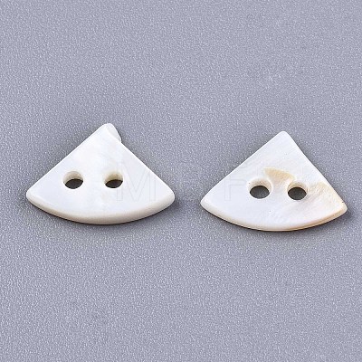 Natural Freshwater Shell Buttons SHEL-R113-03-1
