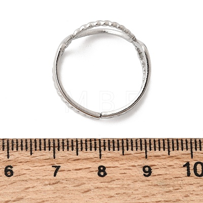 304 Stainless Steel Cuff Open Rings RJEW-P188-02E-P-1