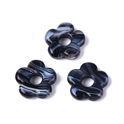 Two Tone Handmade Lampwork European Beads LAMP-N024-39-01J-1