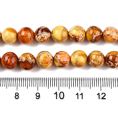 Natural Imperial Jasper Beads Strands G-N342-63J-1