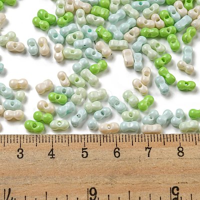 Opaque Baking Paint Glass Seed Beads SEED-K009-01A-31-1