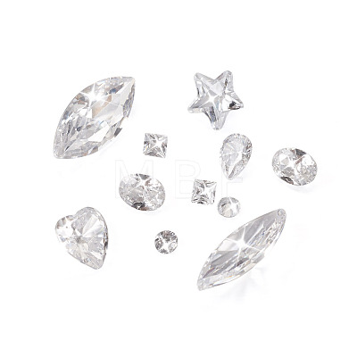 Craftdady 7 Style Cubic Zirconia Cabochons ZIRC-CD0001-07-1