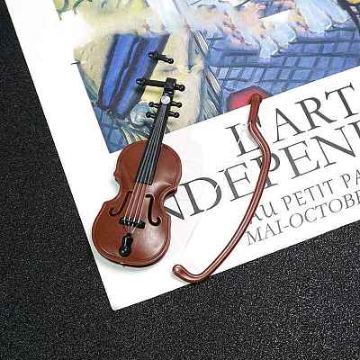 Mini Resin Violin Model MIMO-PW0003-032E-1