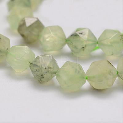 Natural Prehnite Bead Strands G-G970-06-10mm-1