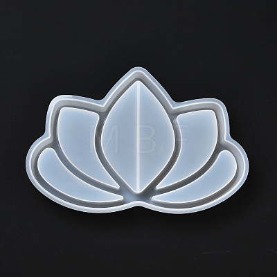 DIY Lotus Jewelry Tray Making Silicone Molds DIY-G051-A03-1