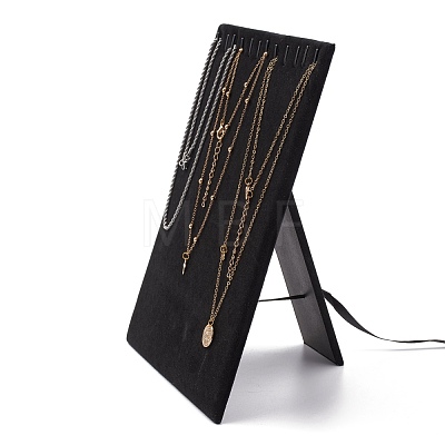 Wood Jewelry Necklace Display Planks NDIS-N003-03-1