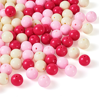 Opaque Acrylic Beads OACR-TAC0014-06A-1