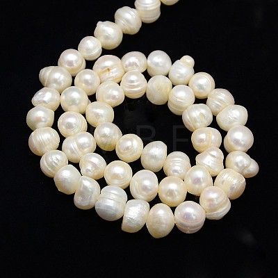 Natural Cultured Freshwater Pearl Beads Strands PEAR-L001-A-14-1