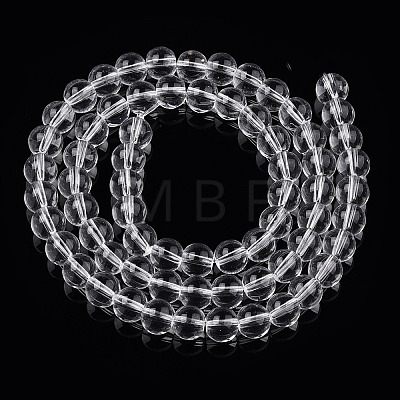 Transparent Glass Beads Strands GLAA-T032-T6mm-13-1