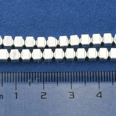 Electroplated Synthetic Non-Magnetic Hematite Beads Strands G-H020-I01-04-1