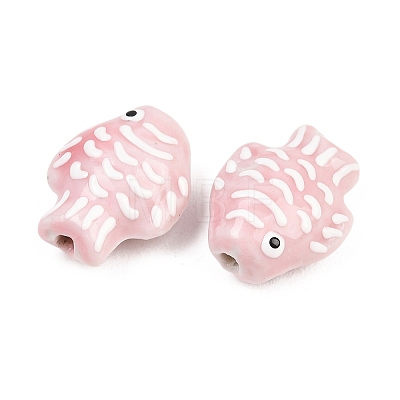 Handmade Porcelain Beads PORC-K010-08-04-1