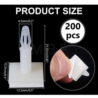 Plastic Self-Adhesive Spacers FIND-WH0149-46B-1