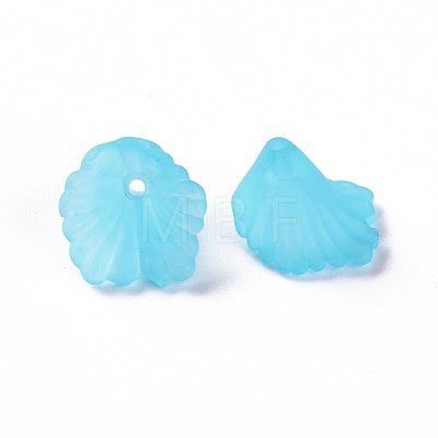 Frosted Acrylic Bead Caps MACR-S371-10A-755-1