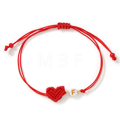 Brass & Resin Beads Braided Bead Bracelets BH1312-6-1