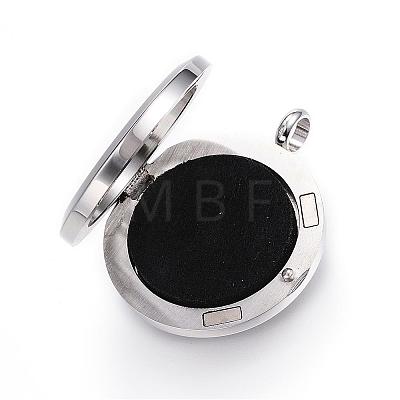 316 Surgical Stainless Steel Diffuser Locket Pendants STAS-P102-083G-1