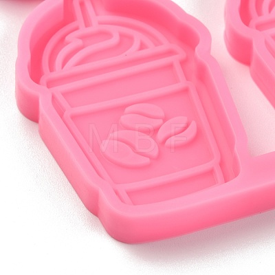 Coffee Cup Pendant Silicone Molds DIY-P022-20-1