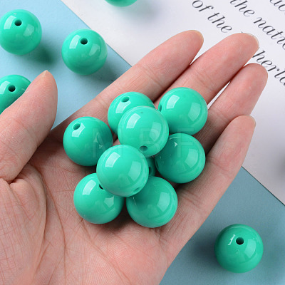 Opaque Acrylic Beads MACR-S370-C20mm-28-1