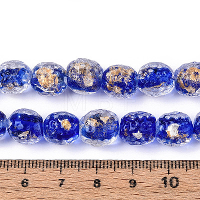 Handmade Lampwork Beads FOIL-T007-03E-1
