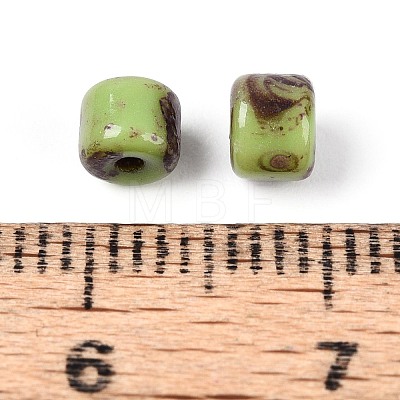 Baking Paint Glass Seed Beads SEED-N009-02D-1