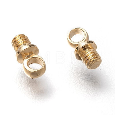 Brass Cup Pearl Peg Bails Pin Pendants KK-H759-32G-1