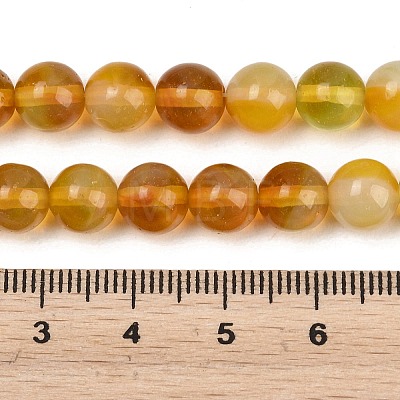 Handmade Lampwork Beads Strand LAMP-B056-8mm-08-1