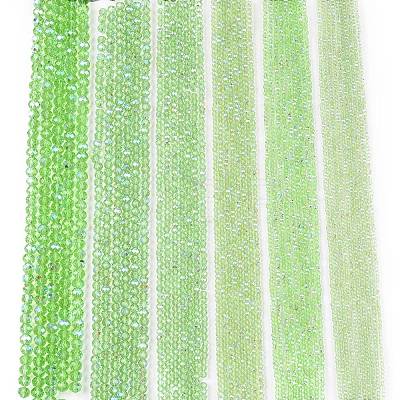 Electroplate Glass Beads Strands EGLA-A044-T8mm-L09-1