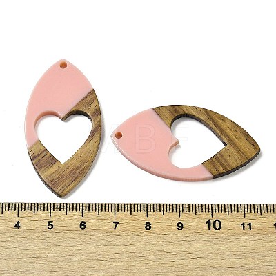 Resin and Walnut Pendants WOOD-I013-02C-1