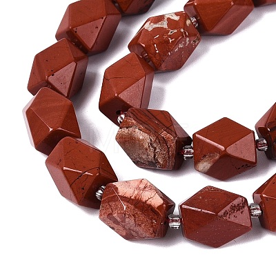 Natural Red Jasper Beads Strands G-Q608-11I-1