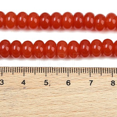 Natural Deyd White Jade Beads Strands GG-CBAD029-B05-5x8mm-1