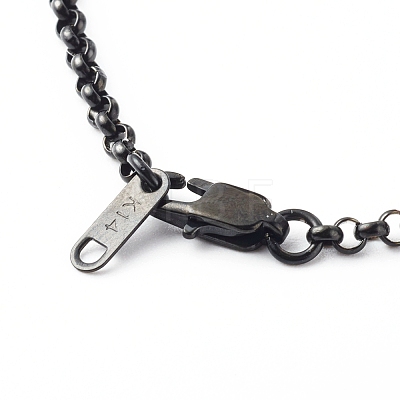 304 Stainless Steel Rolo Chain Necklaces NJEW-JN03569-02-1