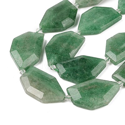 Natural Green Strawberry Quartz Beads Strands G-P548-A06-01-1